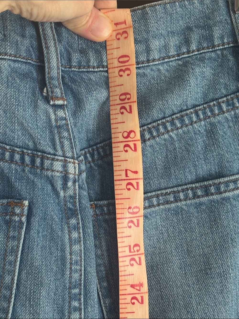 Madewell Blue Denim Midi Skirt - Picture 6 of 8